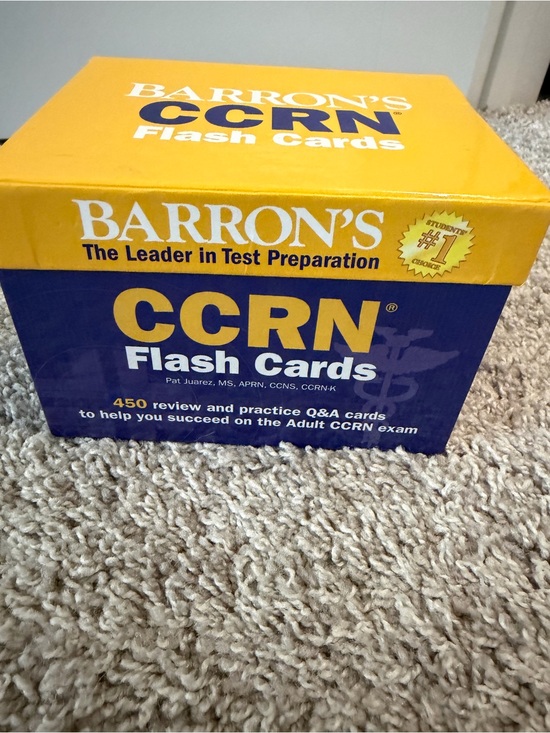 Other - CCRN Flash Cards - Yellow & Blue
